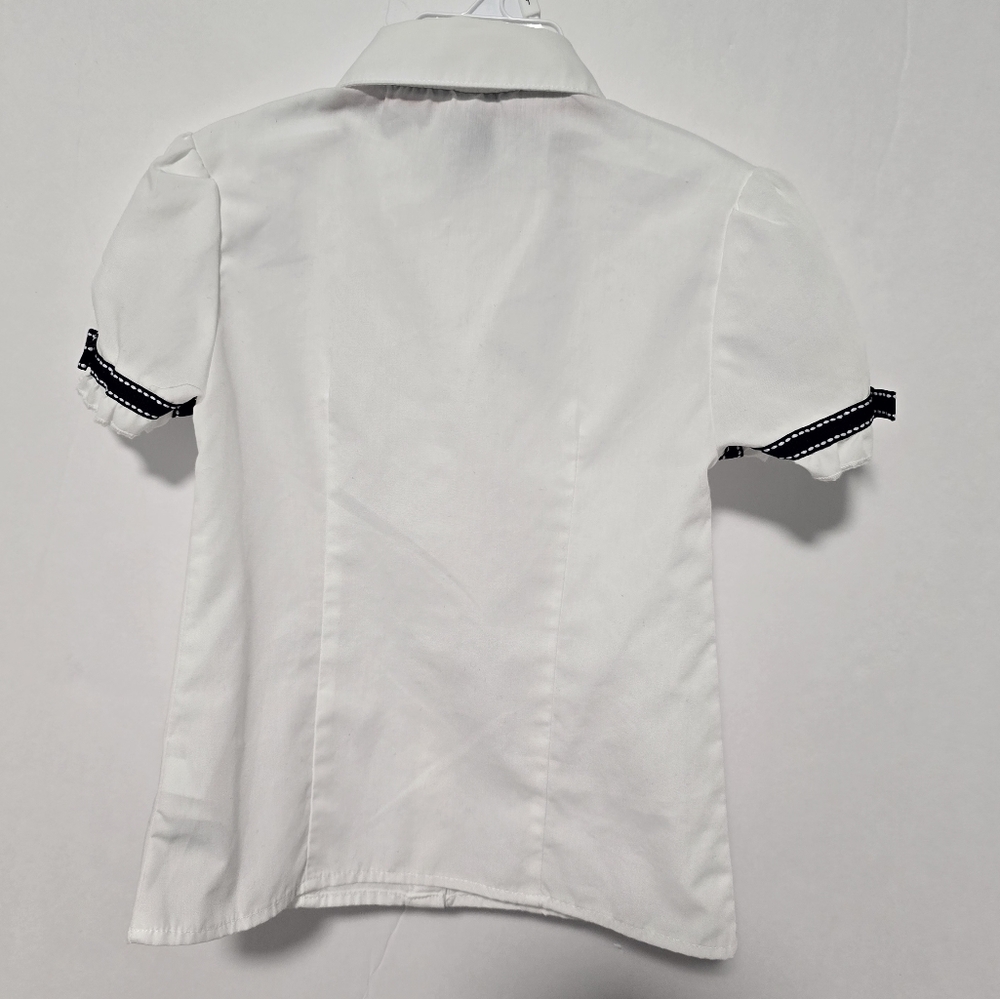French Toast Girls Preppy School Uniform Short Sleeve Tops With Matching Skirt - Picture 6 of 16